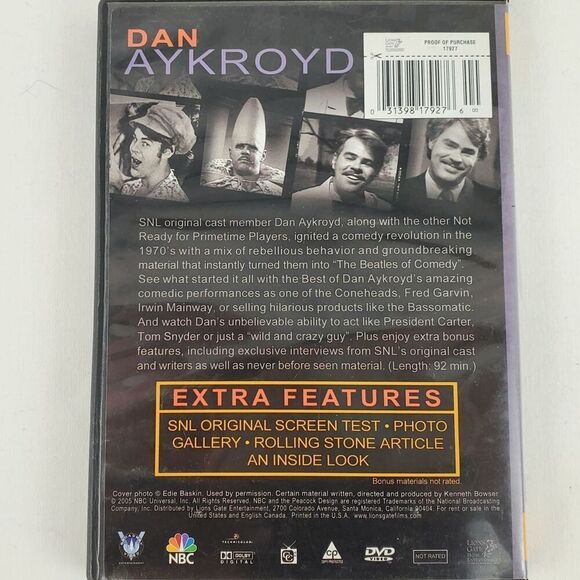 Saturday Night Live: The Best of Dan Aykroyd [DVD] SNL SKIT - Picture 4 of 4